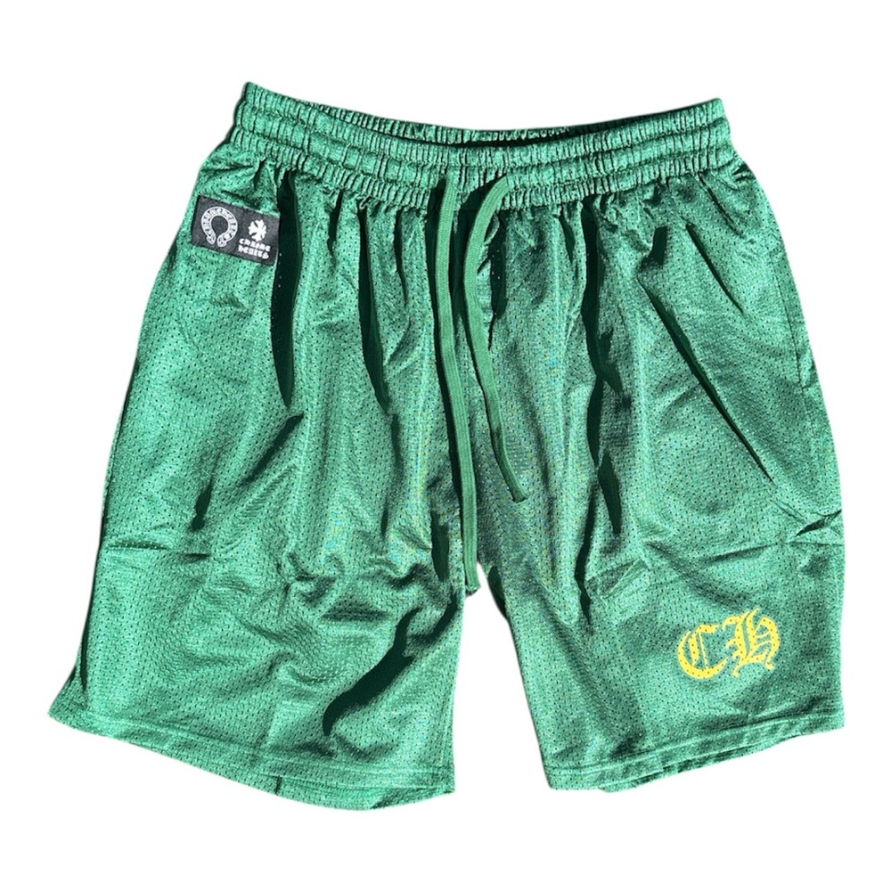 Chrome Hearts Emerald Mesh Shorts